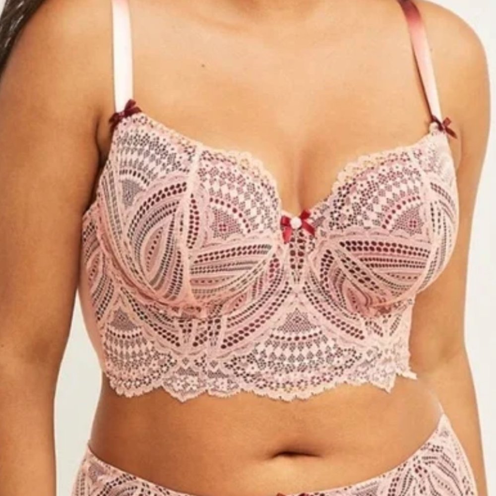 Lane Bryant cacique boost longlin balconette bra